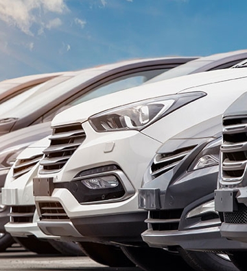 Row of cars