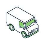 icono de camion mediano